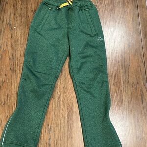 LL Bean Forest Green Kids Joggers